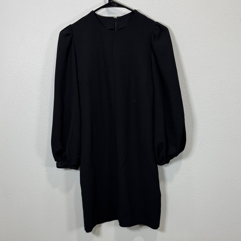 VICTORIA BECKHAM Blouson Sleeve Shift Dress‎ In Schwarz